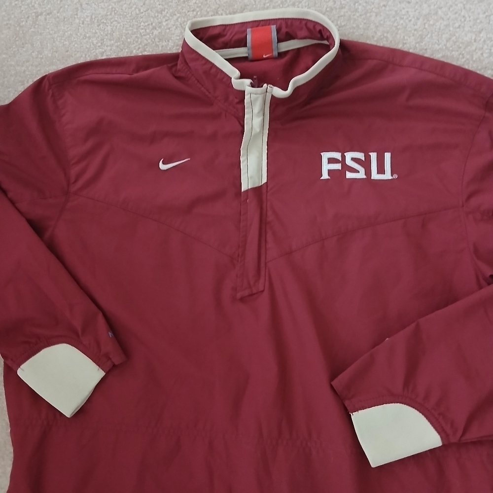 Vintage Nike Florida State University Windbreaker Pullover Jacket FSU Small (FL) - Picture 2 of 11